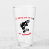 Verre Je pêche parce que l'adultère est difficile... - P (Devant)