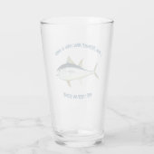 Verre Je pêche parce que l'adultère est difficile... - P (Dos)