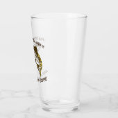 Verre Je pêche parce que l'adultère est difficile... - P (Gauche)