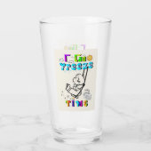 Verre Je peux geler le temps (Dos)
