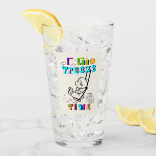 Verre Je peux geler le temps