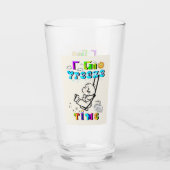 Verre Je peux geler le temps (Devant)
