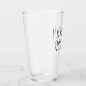 Verre Je préfère arrêter de coudre (Droite)