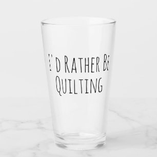 Verre Je préfère arrêter de coudre