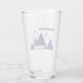 Verre Je préfère être à Chamonix France Mountain (Dos)