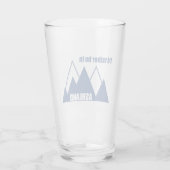 Verre Je préférerais être à Ashland Oregon Mountain (Dos)