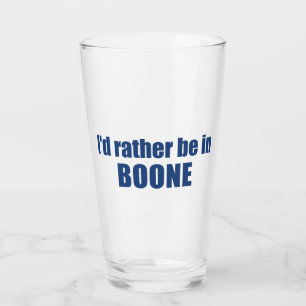 Verre Je préférerais être à Boone en Caroline du Nord