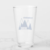 Verre Je préférerais être à Boone North Carolina Mountai (Dos)