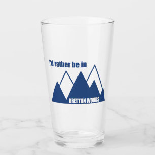 Verre Je préférerais être à Bretton Woods Mountain