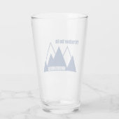 Verre Je préférerais être à Hendersonville NC Mountain (Dos)