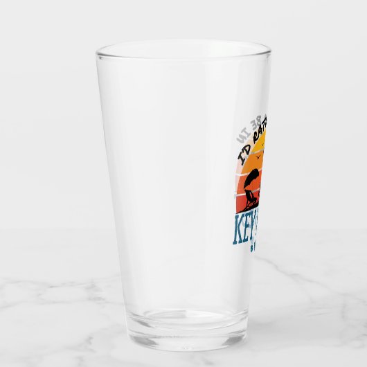Verre Je préférerais être dans Key West Florida Keys (Droite)