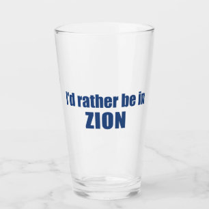 Verre Je Préférerais Être Dans Le Parc National De Sion