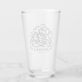 Verre Je préférerais regarder FRIENDS™ Script 2 (Dos)