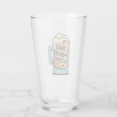 Verre Je prends des décisions pour bière (Dos)