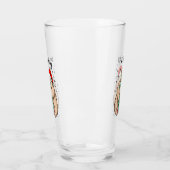 Verre Je rêve d'un Noël de vin (Gauche)