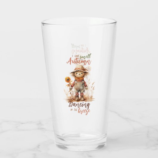 Verre Je Sens L'Automne - Brute Rustique & Tournesol (Dos)