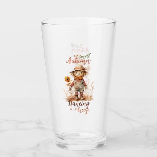 Verre Je Sens L'Automne - Brute Rustique & Tournesol (Devant)