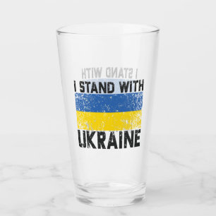 Verre Je Suis Avec L'Ukraine, La Fierté Du Pays, Le Dra