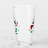 Verre Je suis Freaking Jolly | Funny Festif Snark de Noë (Gauche)