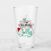 Verre Je suis Freaking Jolly | Funny Festif Snark de Noë (Devant)