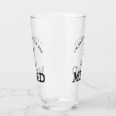 Verre Je suis Joust ici pour le Mead (Droite)