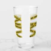 Verre Je suis offensé que la police ne croise pas (Gauche)