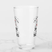 Verre Je suis prêt à me laver quelques boucles (Gauche)