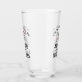 Verre Je suis prêt à me laver quelques boucles (Droite)