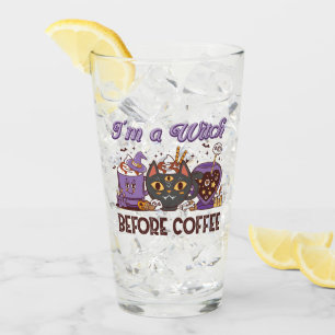 Verre Je suis sorcière avant le café