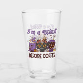Verre Je suis sorcière avant le café (Devant)