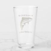 Verre Je suis un appâteur maître... - Bière de pêche (Dos)