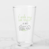 Verre Je Suis Un Goalie (Dos)