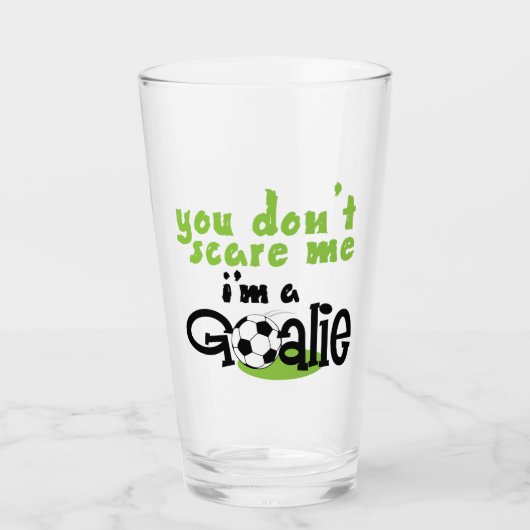 Verre Je Suis Un Goalie (Devant)