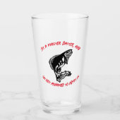 Verre Je suis un maître-arbitre... - Bière de Pêche (Devant)