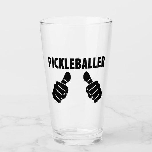 Verre Je suis un Pickleballer (Devant)