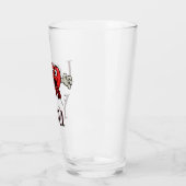 Verre Je t'aime cœur idiot (Gauche)