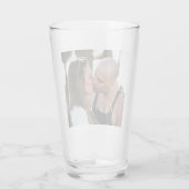 Verre Je t'aime, couple d'amour (Dos)