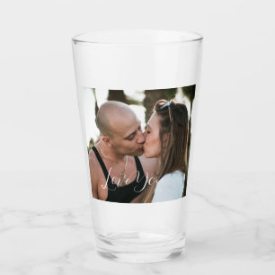 Verre Je t'aime, couple d'amour