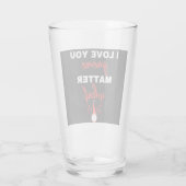 Verre Je T'Aime Gnome Peu Importe Ce Que (Dos)