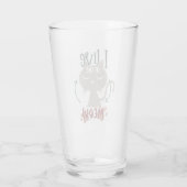 Verre Je vis dans le miaou (Dos)