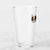 Verre Je vous regarde Pint Glass (Droite)