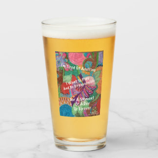 Verre J'en ai marre de l'Adulte  