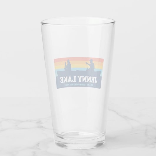 Verre Jenny Lake Grand Teton National Park Canoe (Dos)