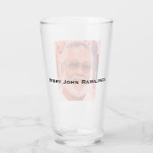 Verre Jerry Rawlings, J.J. Rawlings, Président du Ghana (Dos)