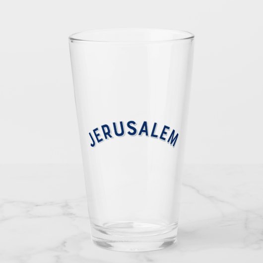 Verre Jérusalem Israël (Devant)