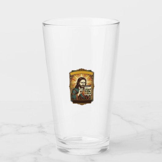 Verre Jésus Escalier Flou Test Captcha Sécurité Tech Hum (Devant)
