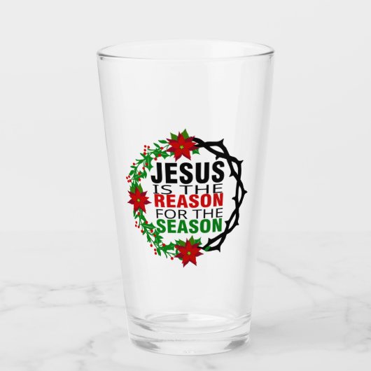 Verre Jésus est la raison de la saison (Devant)