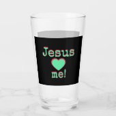 Verre Jesus loves est ! (Dos)
