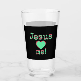 Verre Jesus loves est !