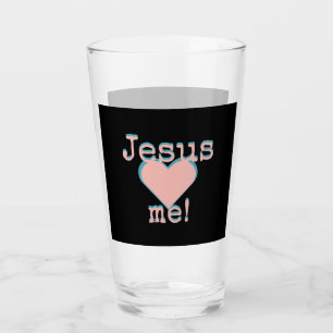 Verre Jesus loves est !